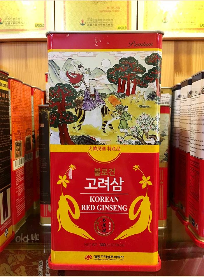 Hồng sâm nguyên củ sấy khô Hàn Quốc