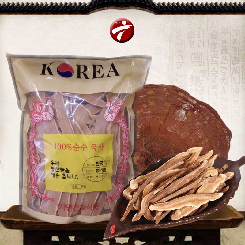 Nấm linh chi đỏ thái lát Hàn Quốc