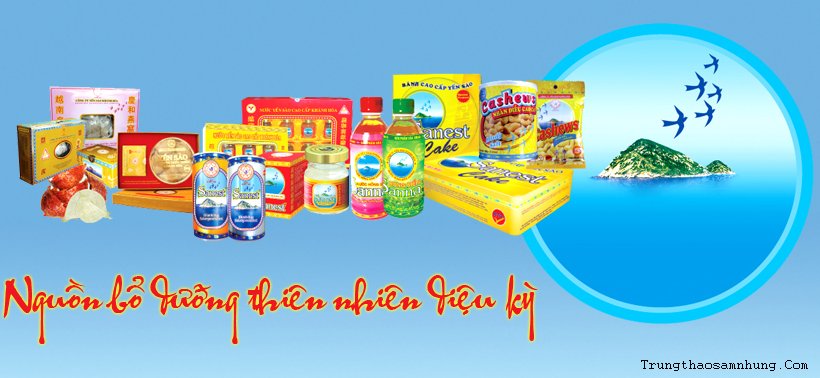 Các sản phẩm bổ dưỡng từ yến sào