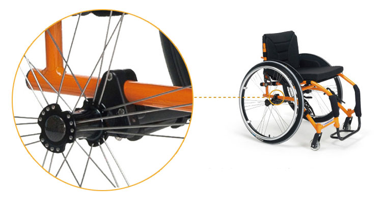 Xe lăn dành cho vận động viên thể thao siêu gọn nhẹ TM055