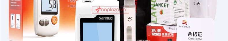 Máy đo đường huyết thông minh SANNUO- GA3 cao cấp TM001