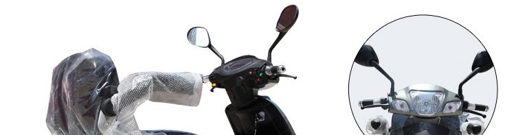 Xe mô tô điện 3 bánh thời thượng màu ghi TM027