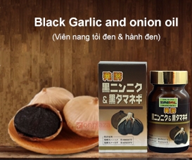 Viên nang tinh chất tỏi đen và hành đen Black Gralic & Onion Oil